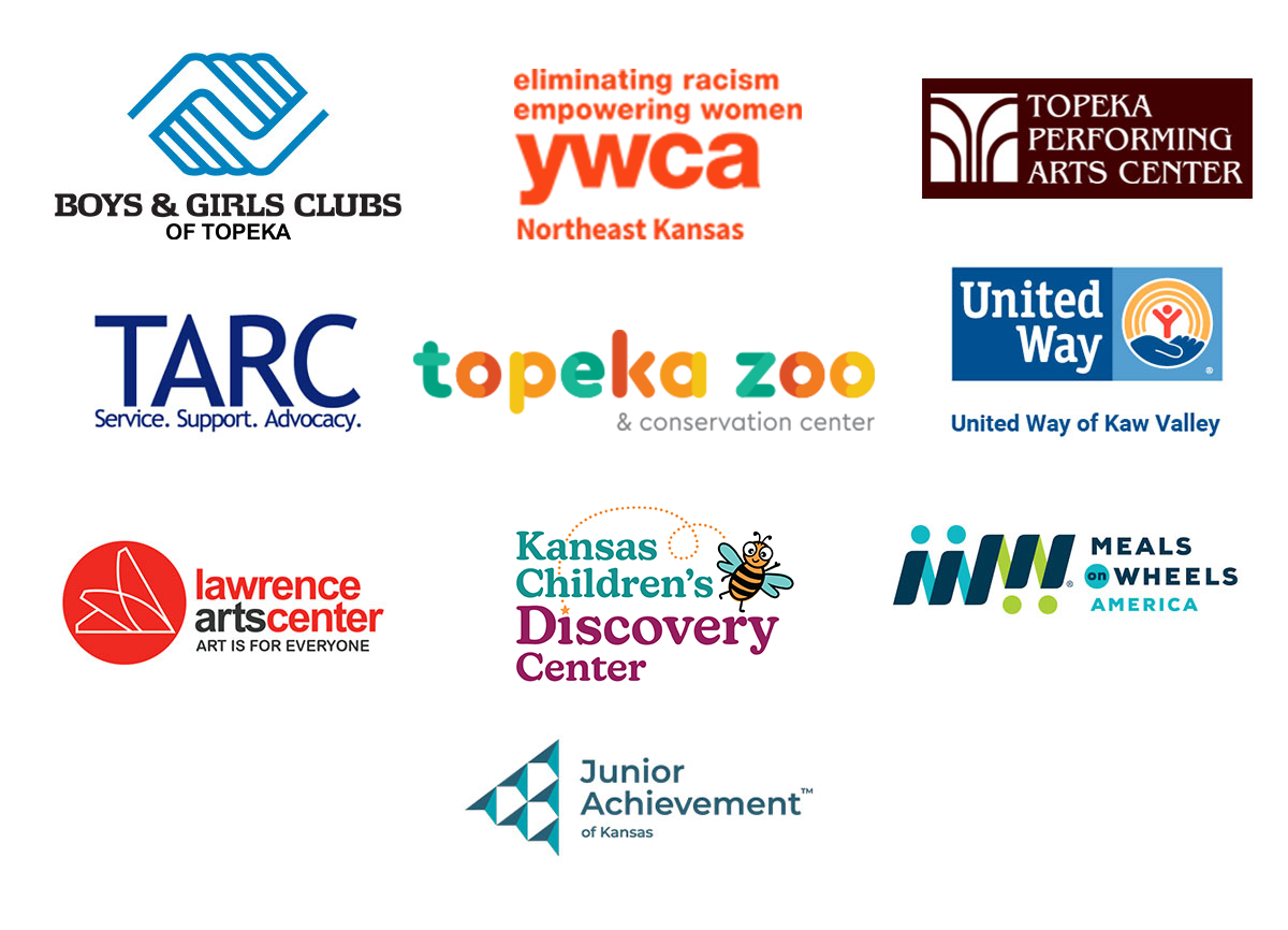 Charitable supporters logos