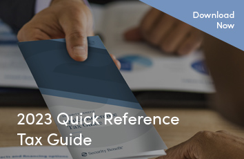 Quick Reference Tax Guide