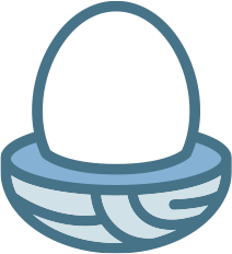 Nest egg icon
